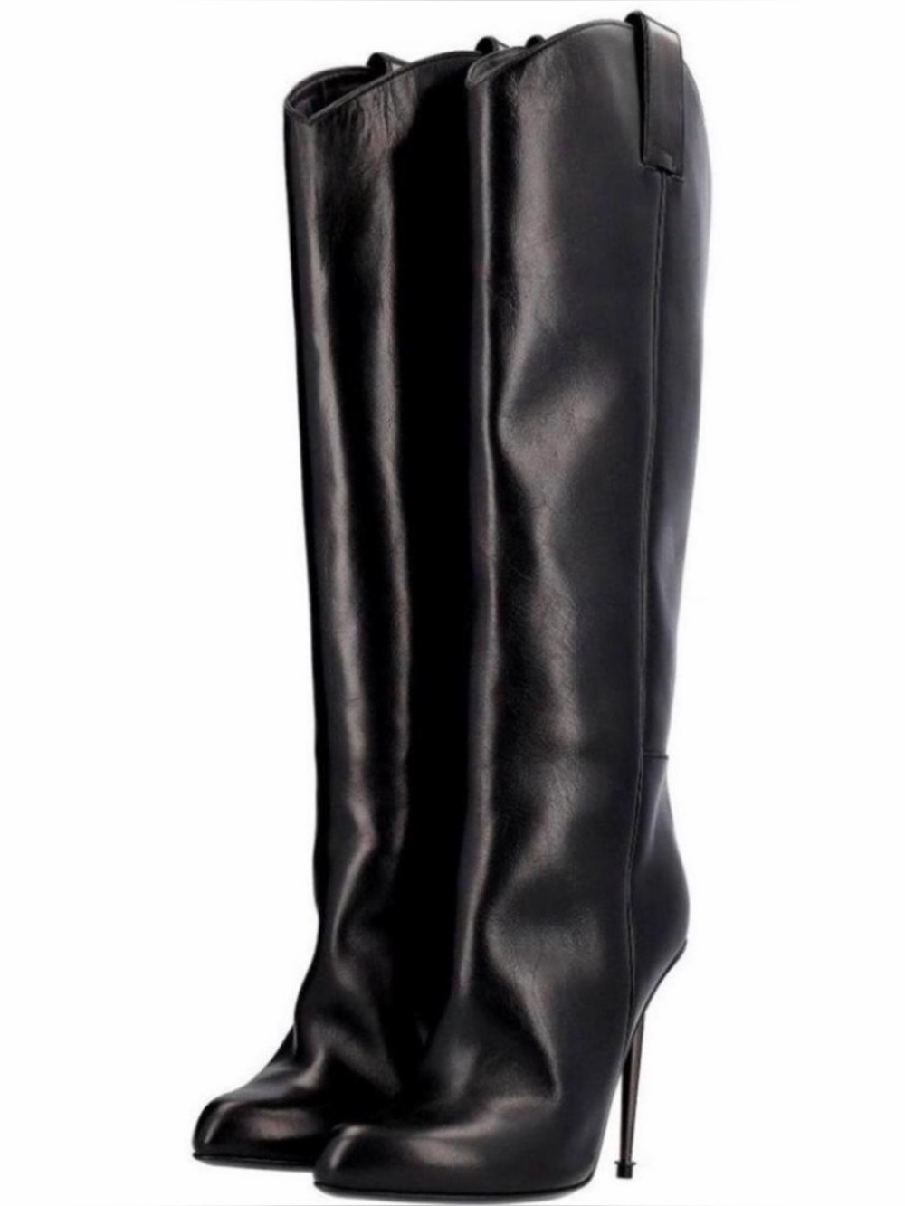 Tom Ford Black Over-the-Knee Stiletto Boots